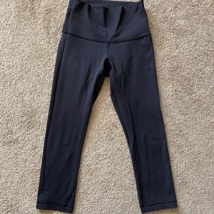 Lululemon wunder under cropped legging 21"